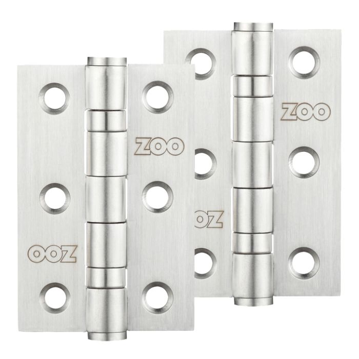 3 Inch Grade 201 Hinge, Satin Stainless Steel  (sold in pairs)