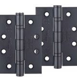 4 Inch Grade 13 Ball Bearing Hinge, Powder Coated Black  (sold in pairs)