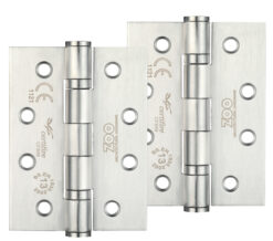 Zoo Hardware 4 Inch Grade 13 Ball Bearing Hinge - Satin Stainless Steel (sold in pairs)