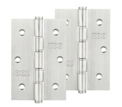 3 Inch Grade 201 Slim Knuckle Bearing Hinge, Satin Stainless Steel  (sold in pairs)