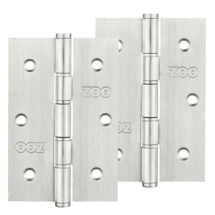 3 Inch Grade 201 Slim Knuckle Bearing Hinge, Satin Stainless Steel  (sold in pairs)