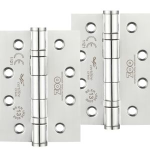 4 Inch Grade 13 Ball Bearing Hinge, Polished Stainless Steel  (sold in pairs)