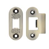 Radius Edge Face Plate And Strike Plate Accessory Pack, Florentine Bronze