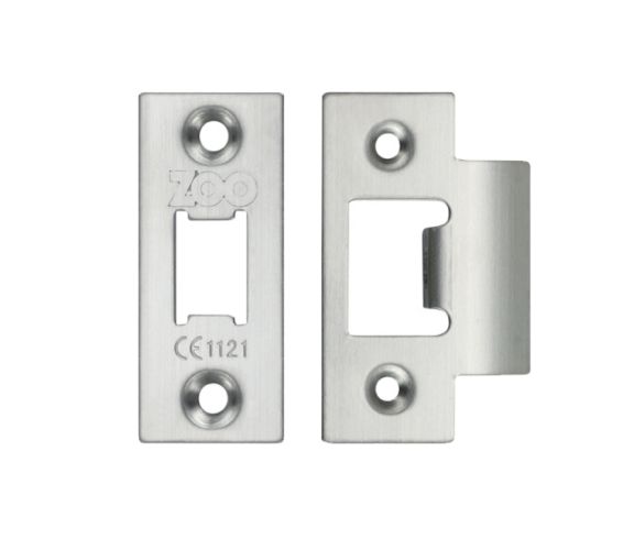 Face Plate And Strike Plate Accessory Pack, Satin Stainless Steel