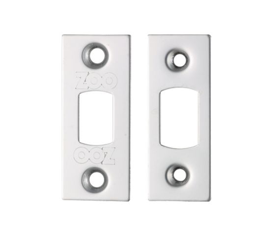 Face Plate And Strike Plate Accessory Pack, Polished Stainless Steel