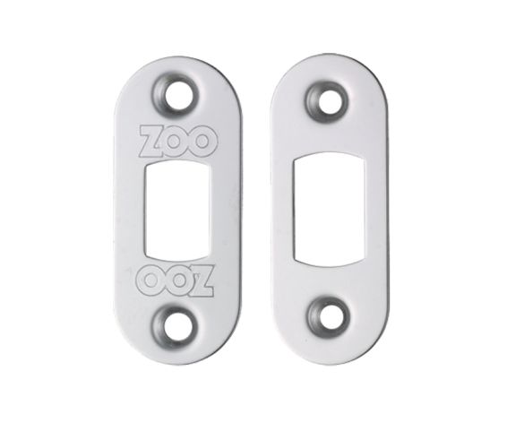 Radius Face Plate And Strike Plate Accessory Pack, Polished Stainless Steel