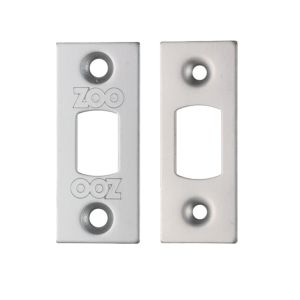 Face Plate And Strike Plate Accessory Pack, Satin Stainless Steel