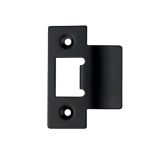 Spare Extended Tongue Strike Plate Accessory, Powder Coated Black