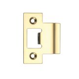 Spare Extended Tongue Strike Plate Accessory, PVD Stainless Brass
