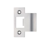Spare Extended Tongue Strike Plate Accessory, Satin Stainless Steel