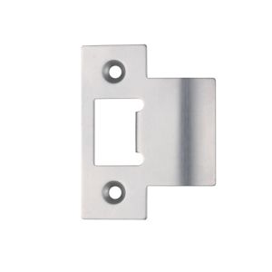 Spare Extended Tongue Strike Plate Accessory, Satin Stainless Steel