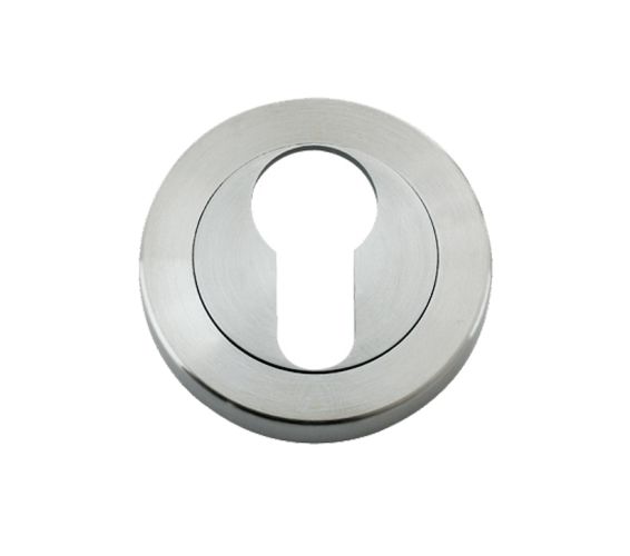 ZPS Euro Profile Escutcheon, Satin Stainless Steel