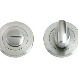 ZPS Bathroom Turn & Release, Satin Stainless Steel