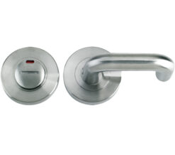 ZPS Disabled Bathroom Turn & Release With Indicator & RTD Lever - Satin Stainless Steel