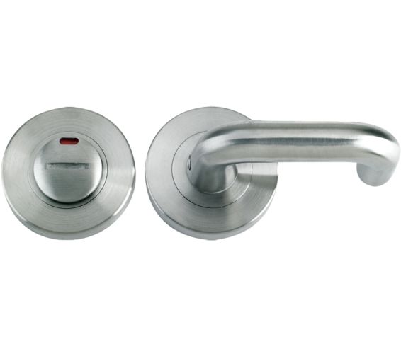 ZPS Disabled Bathroom Turn & Release With Indicator & RTD Lever – Satin Stainless Steel