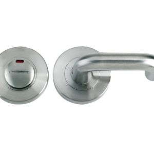 ZPS Disabled Bathroom Turn & Release With Indicator & RTD Lever – Satin Stainless Steel