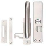 ZPS Facility Indicator Door Handle, Satin Stainless Steel