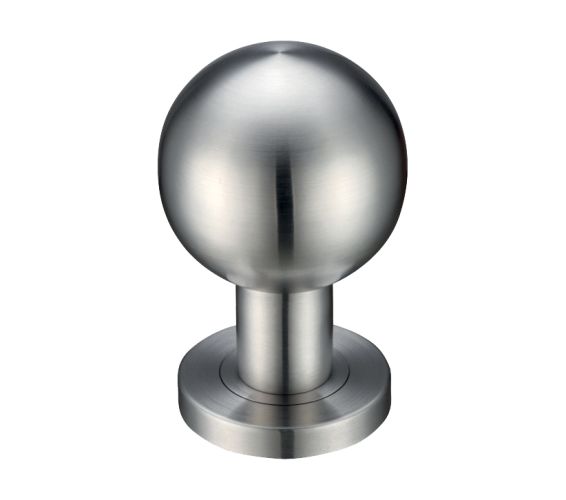 ZPS Ball Mortice Knob, Satin Stainless Steel (sold in pairs)