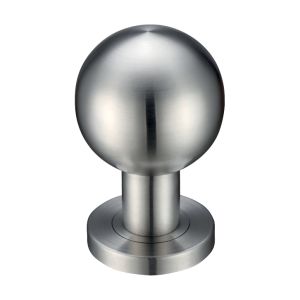 ZPS Ball Mortice Knob, Satin Stainless Steel (sold in pairs)