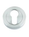 Euro Profile Escutcheon – 50mm – Satin Chrome