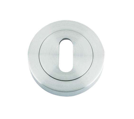 Standard Profile Escutcheon, Satin Chrome