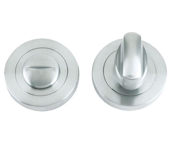 Bathroom Turn & Release, Satin Chrome