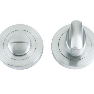Bathroom Turn & Release, Satin Chrome