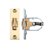 Adjustable Roller Latch (76mm), Polished Brass