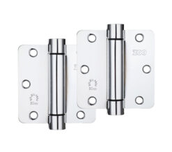 3.5" Spring Hinge Plus Slave Pack, Polished Stainless Steel