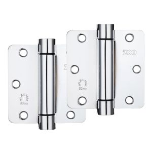 3.5″ Spring Hinge Plus Slave Pack, Polished Stainless Steel