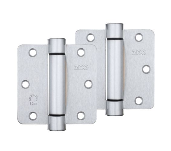 3.5″ Spring Hinge Plus Slave Pack, Satin Stainless Steel