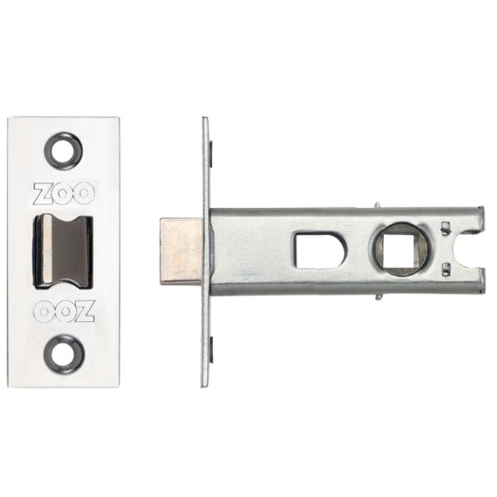 Contract Sprung Tubular Latches (Bolt Through) – Polished Stainless Steel