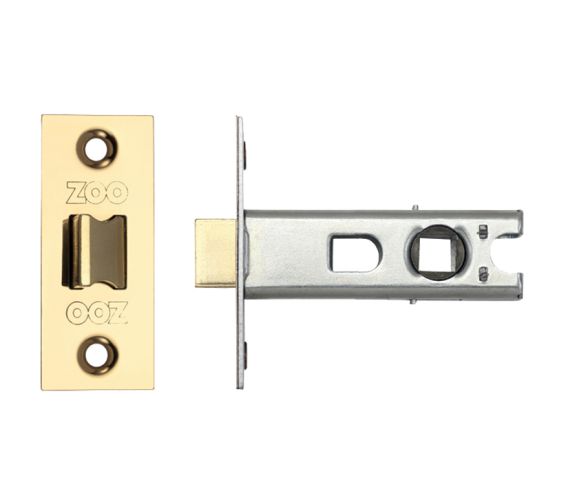 Contract Sprung Tubular Latches (Bolt Through) – PVD Stainless Brass