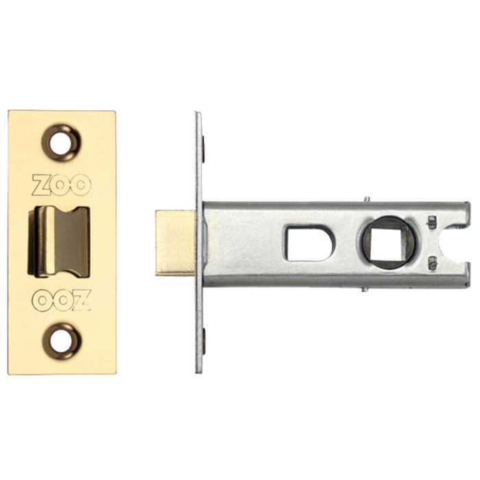 Contract Sprung Tubular Latches (Bolt Through) – PVD Stainless Brass