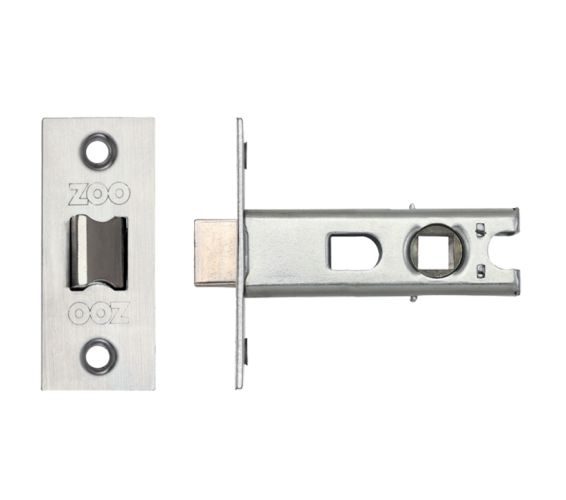 Contract Sprung Tubular Latches (Bolt Through) – Satin Stainless Steel