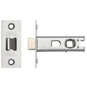 Contract Sprung Tubular Latches (Bolt Through) – Satin Stainless Steel