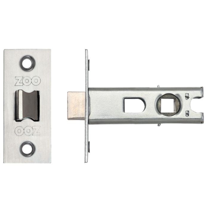 Contract Sprung Tubular Latches (Bolt Through) – Satin Stainless Steel