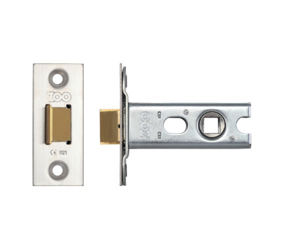 Double Sprung Tubular Latches (Bolt Through) – Stainless Steel Finish