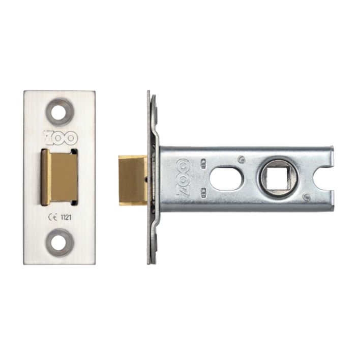 Double Sprung Tubular Latches (Bolt Through) – Stainless Steel Finish