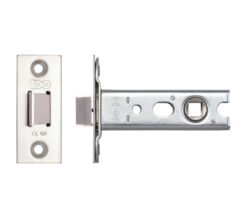 Heavy Duty Double Sprung Tubular Latches (Bolt Through) - Stainless Steel Finish