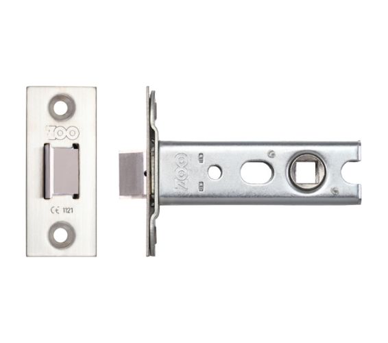 Heavy Duty Double Sprung Tubular Latches (Bolt Through) – Stainless Steel Finish