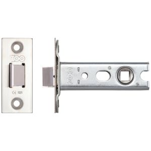 Heavy Duty Double Sprung Tubular Latches (Bolt Through) – Stainless Steel Finish