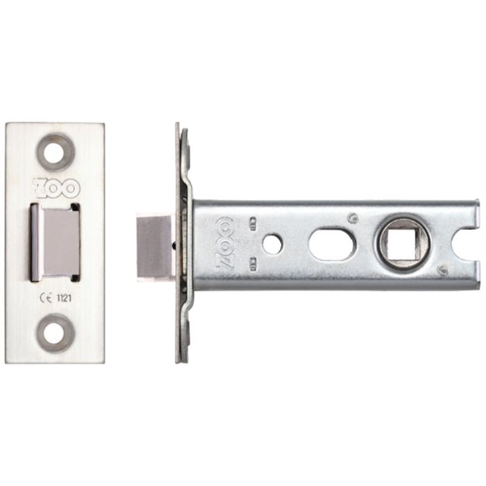 Heavy Duty Double Sprung Tubular Latches (Bolt Through) – Stainless Steel Finish