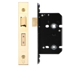 Bathroom Lock (67.5mm OR 79.5mm), PVD Stainless Brass