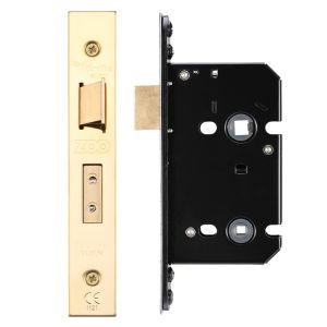 Bathroom Lock (67.5mm OR 79.5mm), PVD Stainless Brass