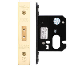 Oval Dead Lock (67.5mm OR 79.5mm), PVD Stainless Brass