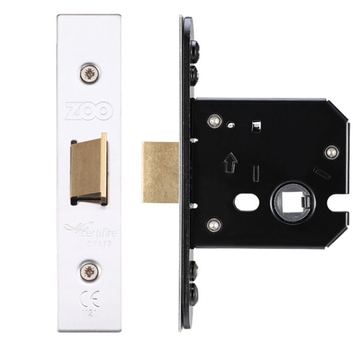 Flat Latch (67.5mm, 79.5mm OR 105.5mm), Satin Stainless Steel