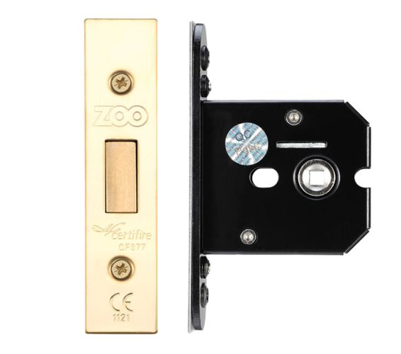 Flat Dead Bolt (67.5mm, 79.5mm OR 105.5mm), PVD Stainless Brass
