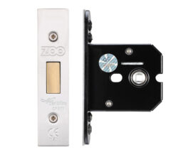 Flat Dead Bolt (67.5mm, 79.5mm OR 105.5mm), Satin Stainless Steel