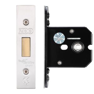 Flat Dead Bolt (67.5mm, 79.5mm OR 105.5mm), Satin Stainless Steel